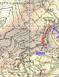 Mappa percorso