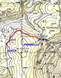 Mappa percorso