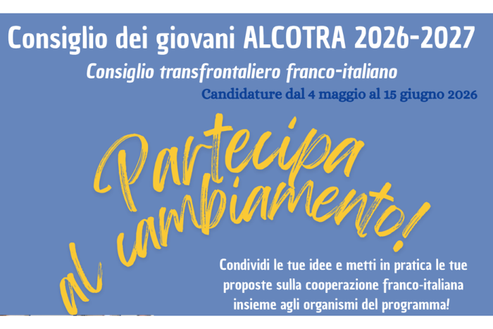 Cooperazione transfrontaliera Italia-francia si rinnova il Consiglio dei giovani Cooperazione transfrontaliera Italia-francia si rinnova il Consiglio dei giovani
