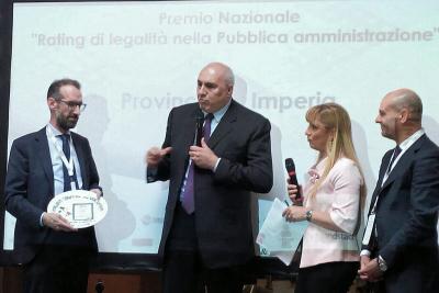 Siti web della Pubblica Amministrazione la Provincia di Imperia vince il Premio “Rating di Legalita’” Siti web della Pubblica Amministrazione la Provincia di Imperia vince il Premio “Rating di Legalita’”