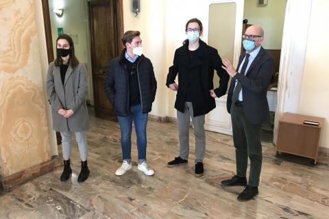 Scuola e misure anti-Covid Abbo ha incontrato gli studenti Scuola e misure anti-Covid Abbo ha incontrato gli studenti