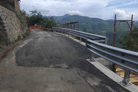 Riparato il muro di contenimento sulla Sp 63