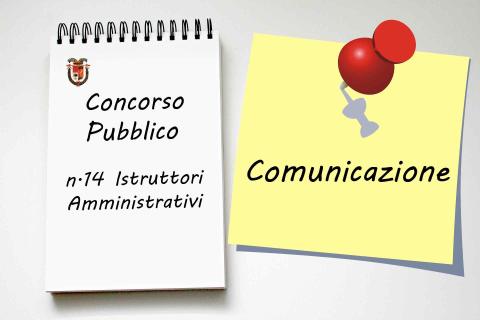 Avviso chiarimenti Concorso Pubblico n.14 Istruttori Amministrativi