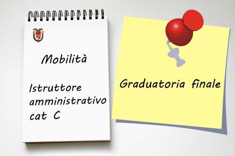 Esito procedura mobilità per n.5 posti Istruttore area amministrativa