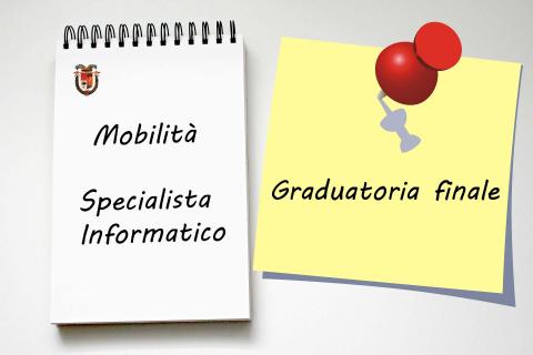 Esito procedura mobilità per Istruttore Direttivo cat. D Specialista Informatico Esito procedura mobilità per Istruttore Direttivo cat. D Specialista Informatico