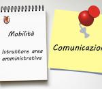 Comunicazione data colloquio - Mobilità 5 posti Istruttore area amministrativa