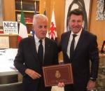 Il Presidente Claudio Scajola  incontra il sindaco di Nizza 