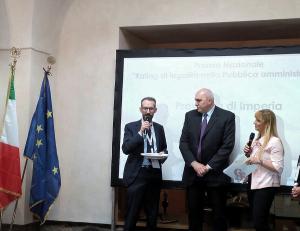 Consegna del Premio “Rating di legalità nella Pubblica Amministrazione”