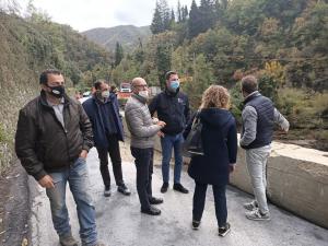 Triora, riaperta la strada provinciale interrotta per frana Triora, riaperta la strada provinciale interrotta per frana