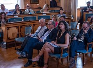Il Presidente della Provincia Claudio Scajola e il consigliere provinciale Armando Biasi Il Presidente della Provincia Claudio Scajola e il consigliere provinciale Armando Biasi