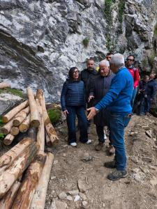 Foto sopralluogo del Presidente e dei tecnici della Provincia - foto 4
